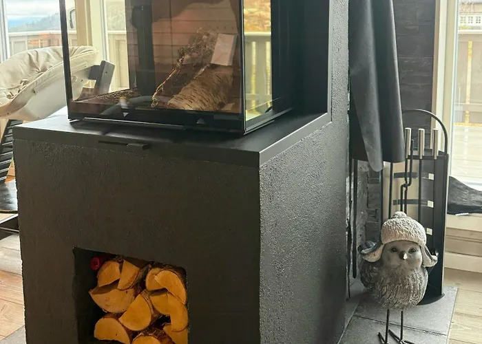 Mountain With Sauna Atop Fagerasen Vakantiehuis Trysil